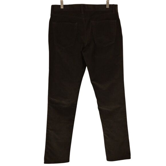 Banana Republic Corduroy pants mesn 32x32 gray slim fit 5-pocket straight leg - Picture 2 of 8